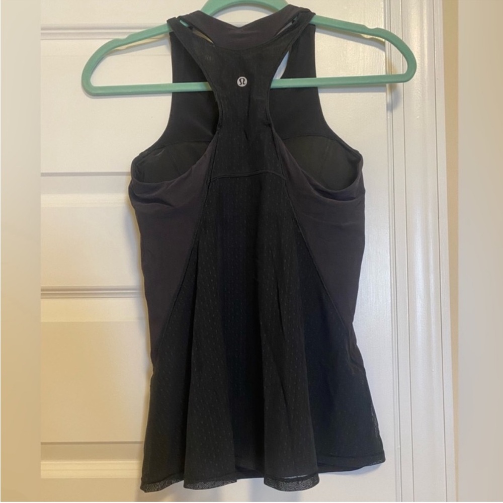 Lululemon Black Racerback Tank Top